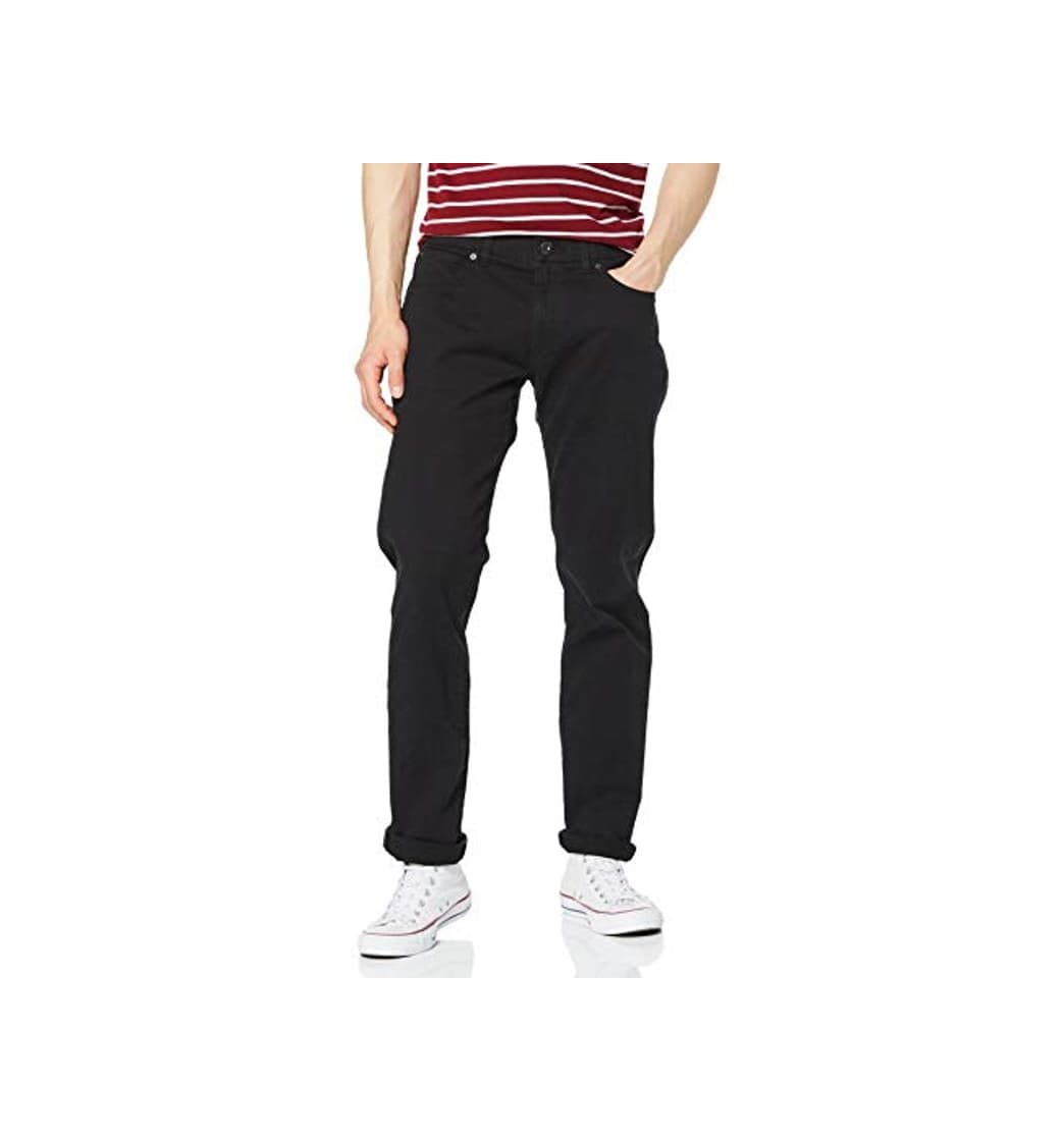 Moda Lee Extreme Motion Straight Pantalones, Black, 29W