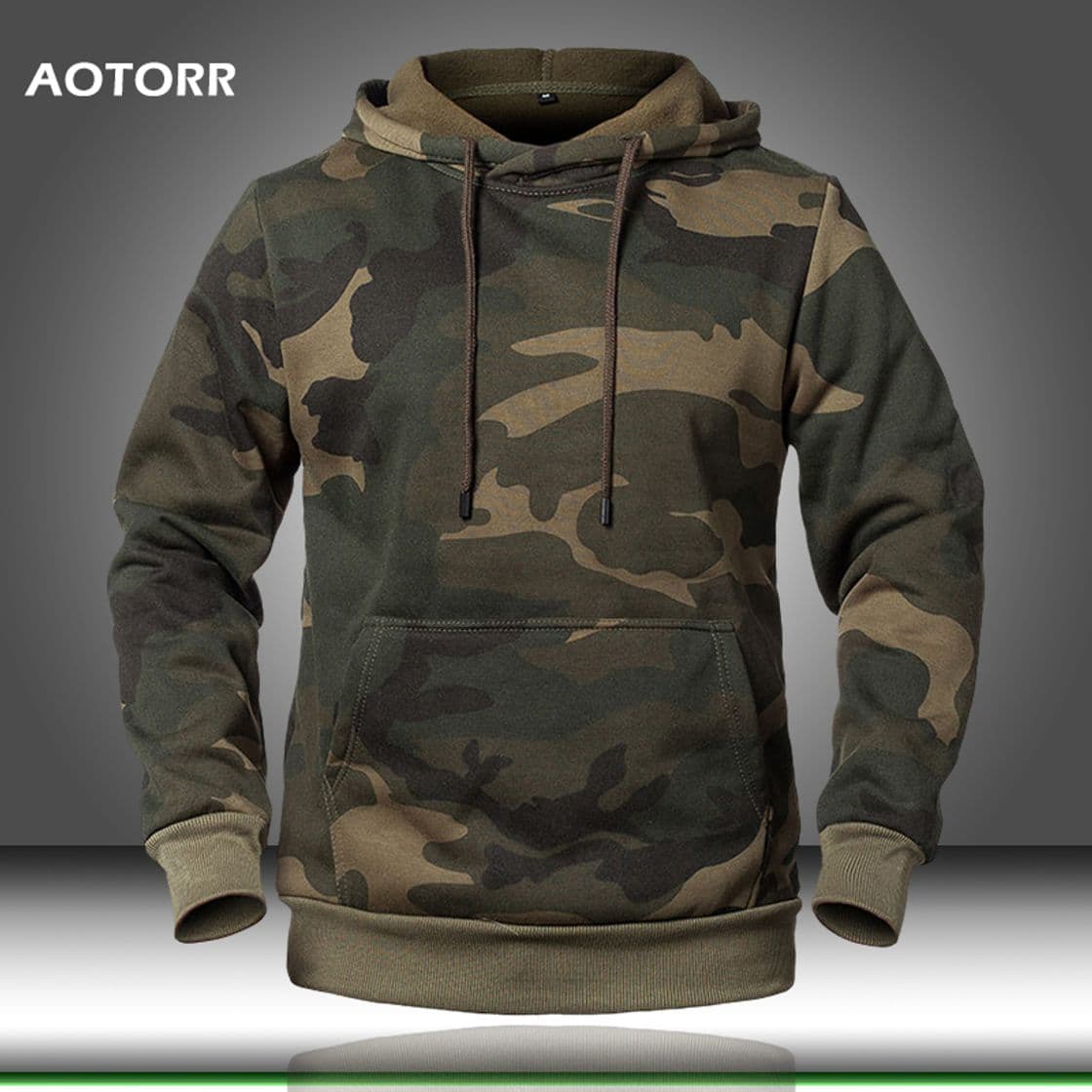 Fashion Sudadera de camuflaje