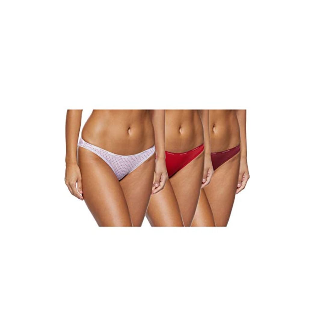 Fashion Calvin Klein Bikini 3pk Tanga, Multicolor