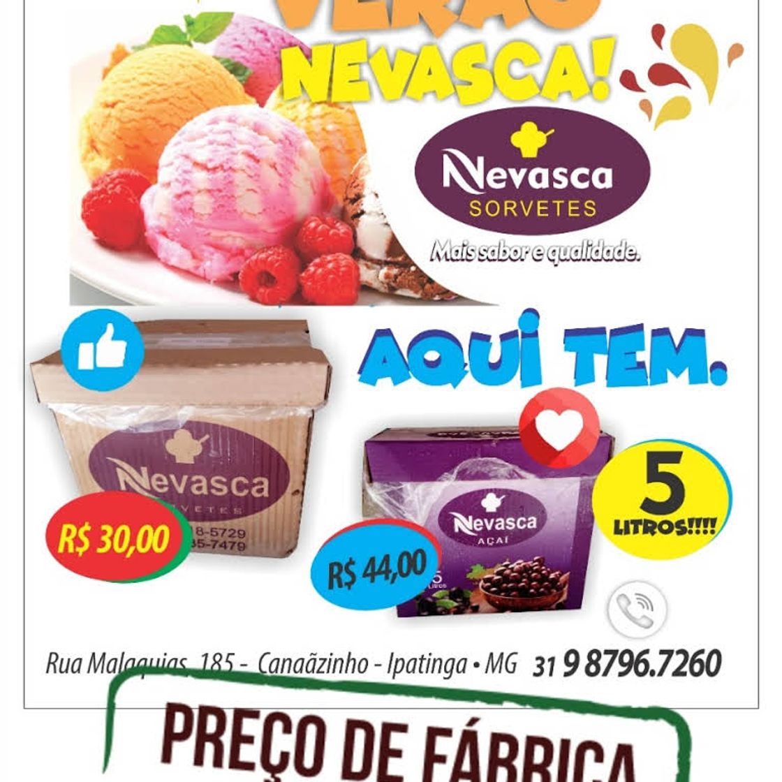 Lugar Nevasca Sorvetes