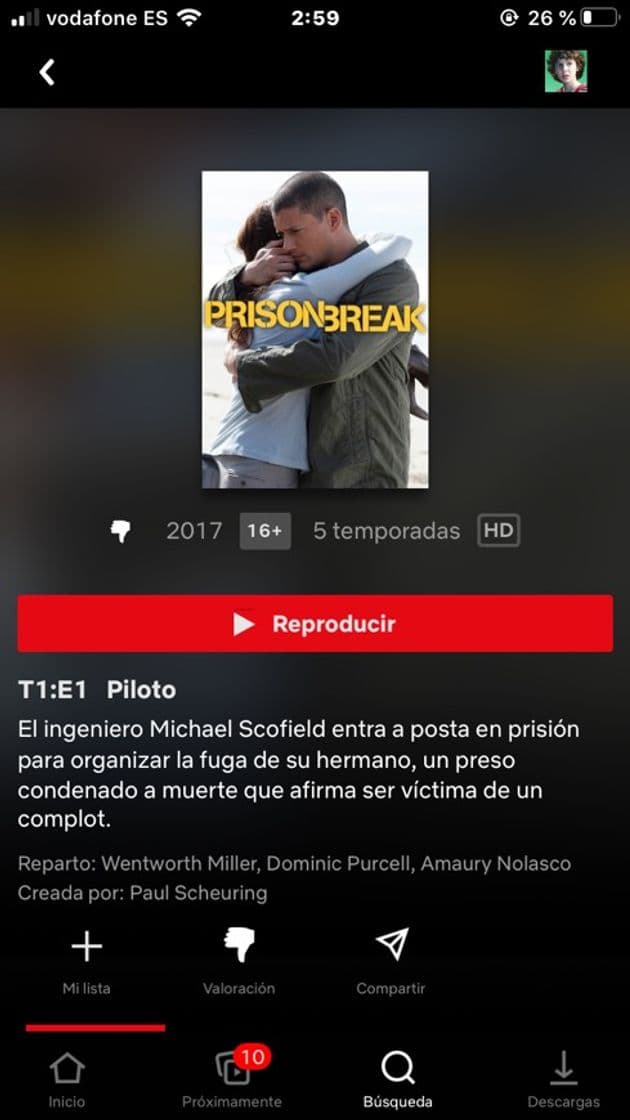 Serie prision break