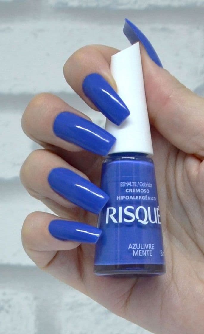 Fashion Esmalte Azul Básico Lindo😍❤️