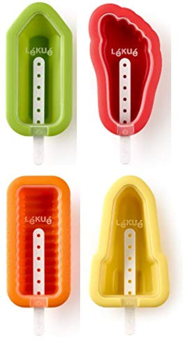 Product Lékué Set 4 Moldes Helados Icónicos de Silicona