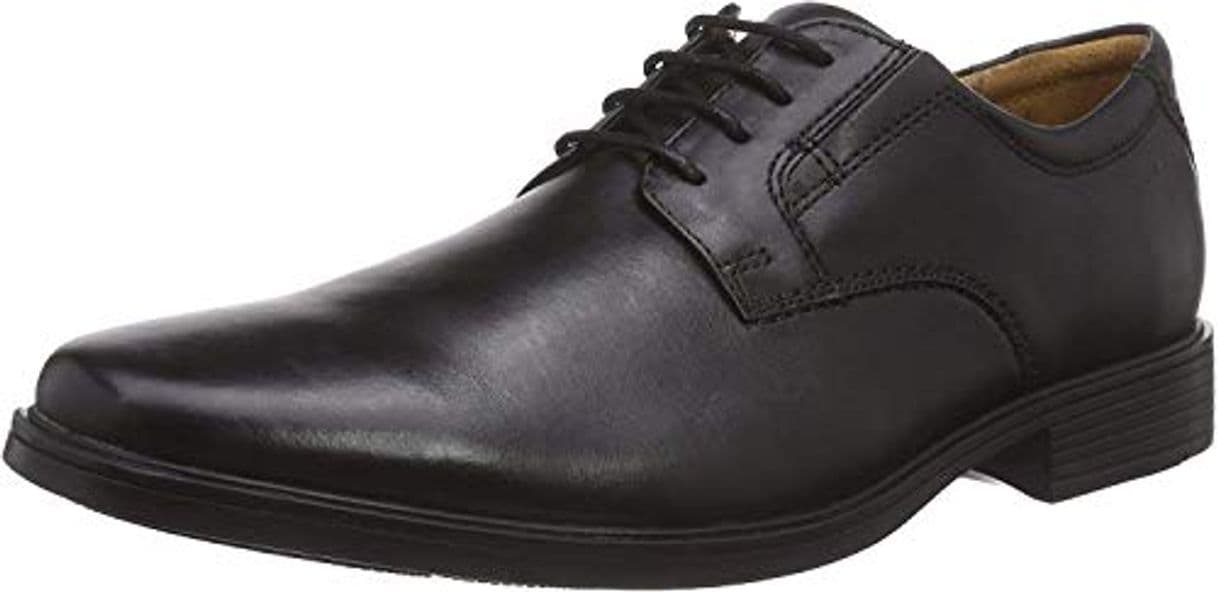 Product Clarks Tilden Plain, Zapatos Derby para Hombre, Negro