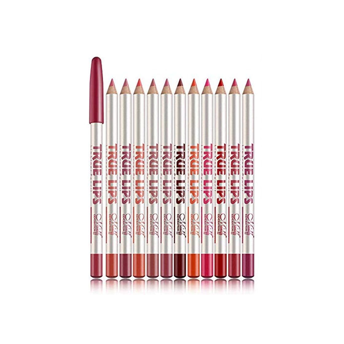 Beauty 12 Varios colores Lip Liner Set Lápiz labial resistente al agua Lip