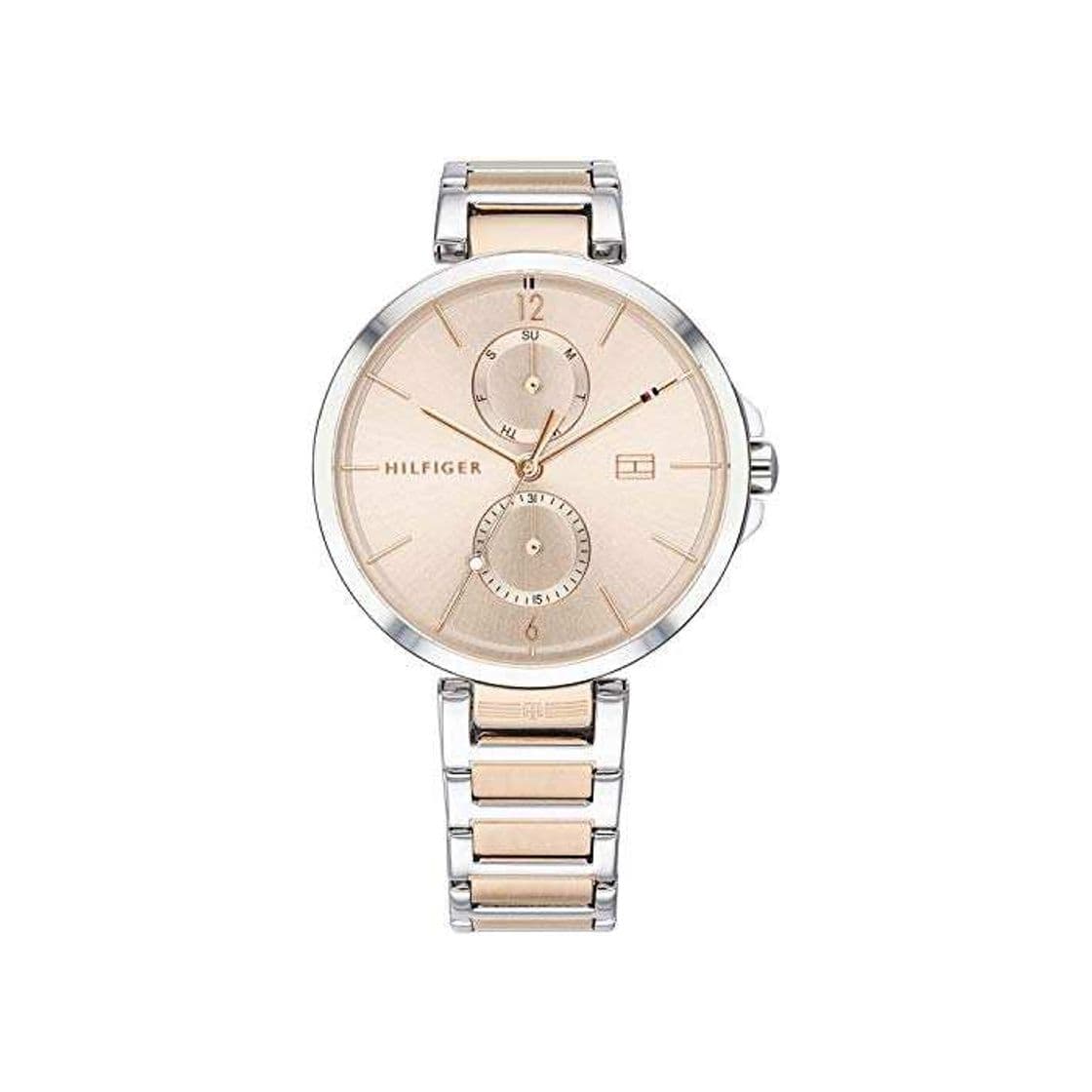 Fashion Tommy Hilfiger - Reloj de cuarzo para mujer con correa de silicona,