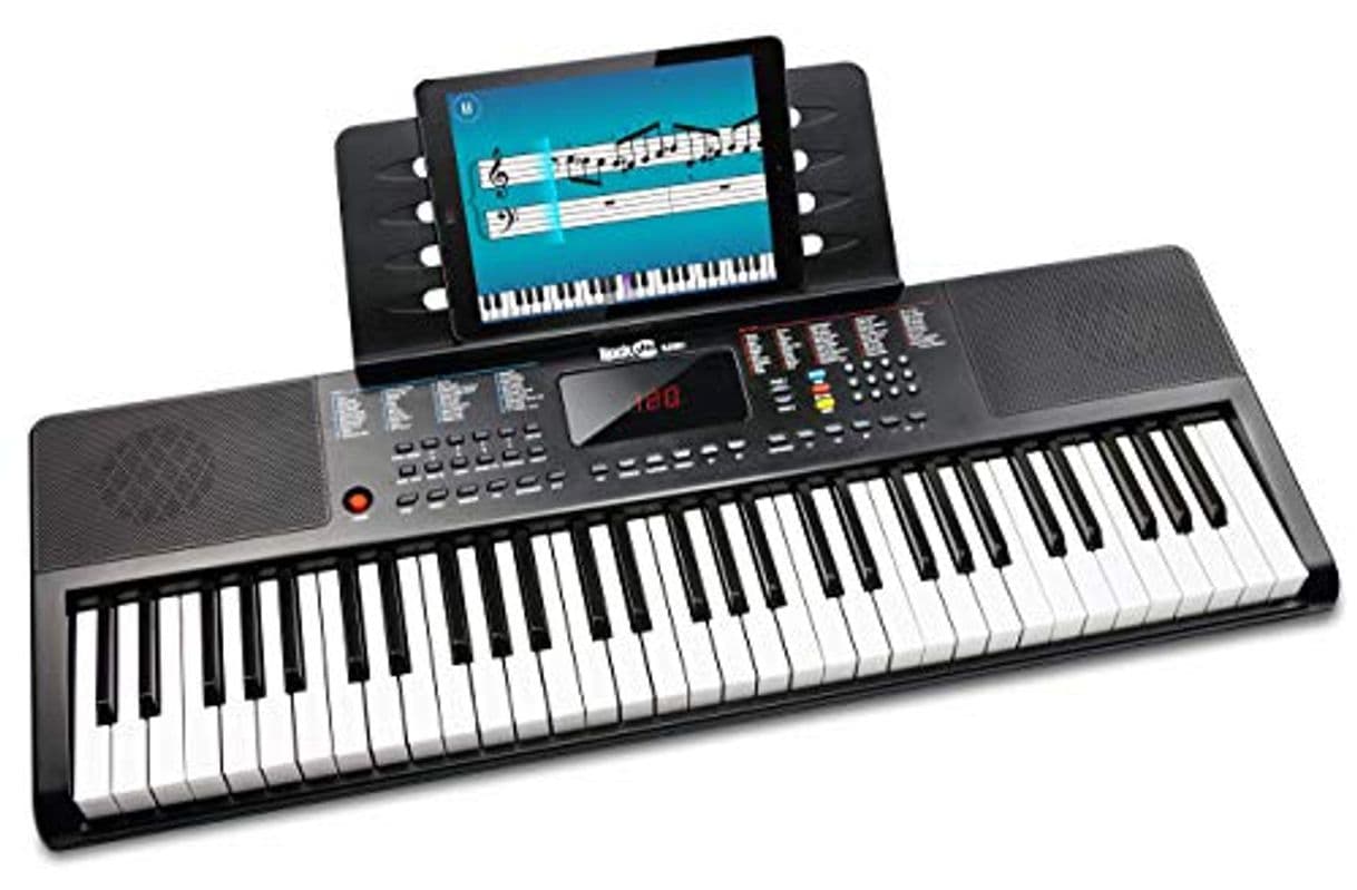 Producto RockJam 61 tecla del teclado de piano con el soporte de la