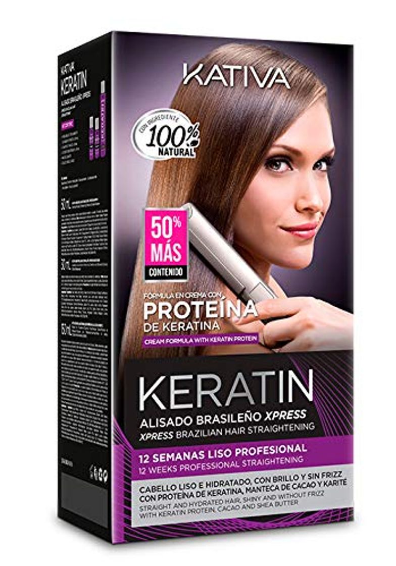 Beauty Kativa Xpress Tratamiento Alisado Brasileño de Queratina sin Formol