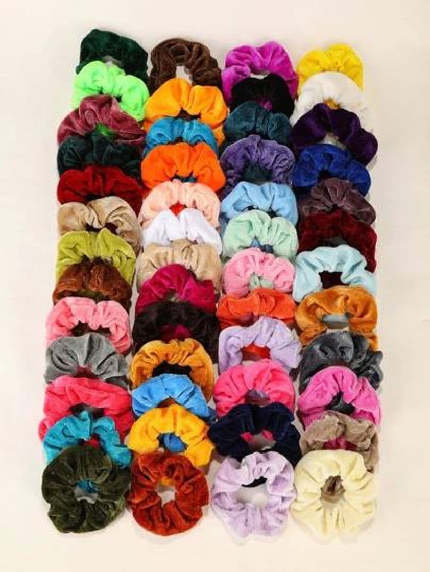 Producto 50pcs Colorful Velvet Scrunchie 