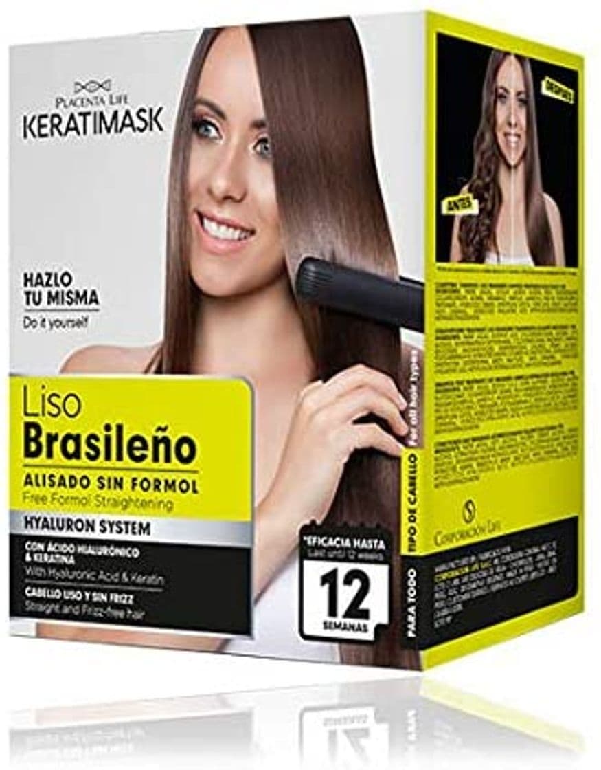 Moda Kit de alisado brasileño Keratimask sin formol - Be natural | Belletica