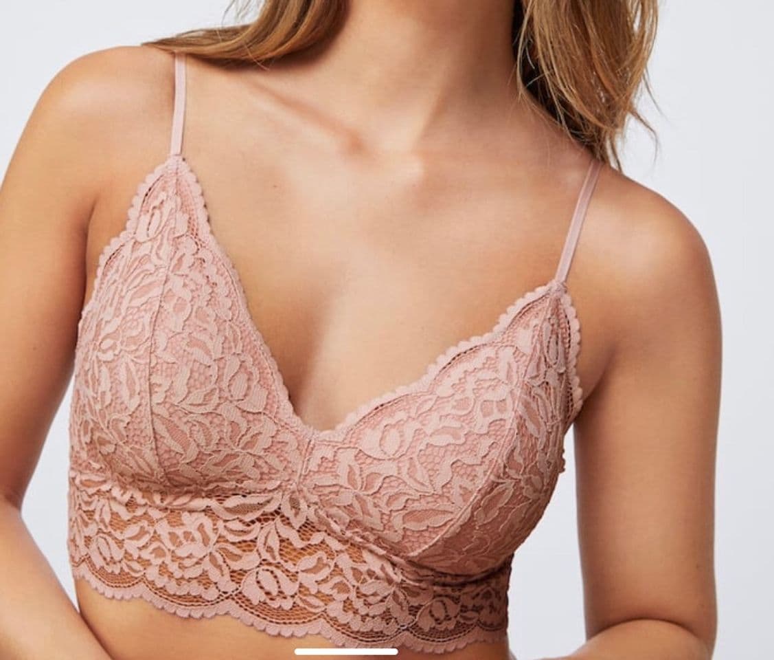 Moda Sugetador bralette crochet lace 