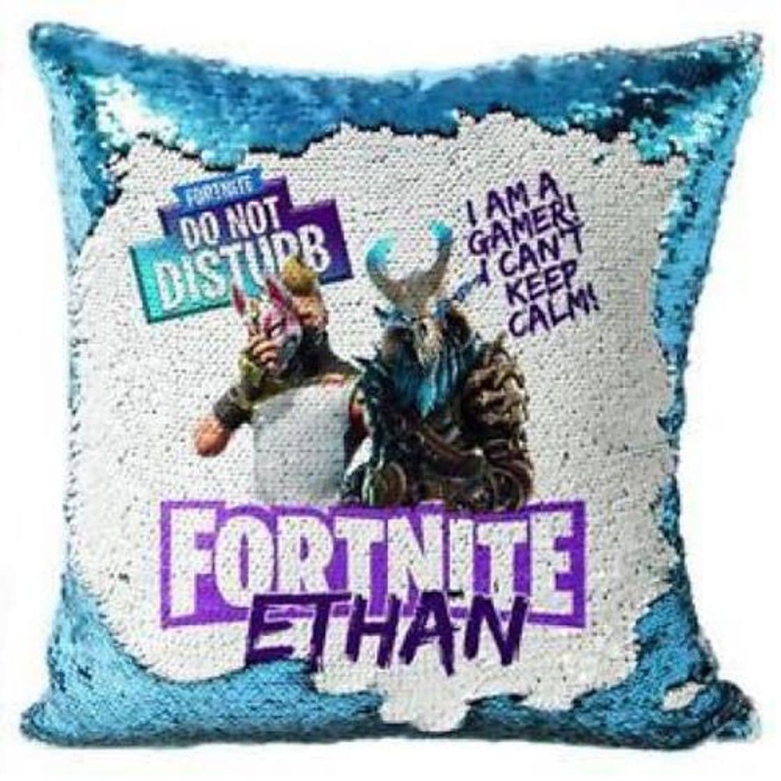 Fashion Almuadas de lentejuelas decoradas de fornite