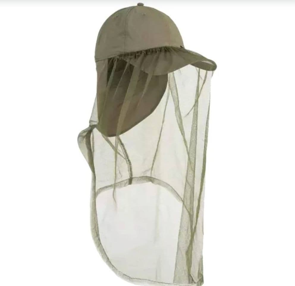 Moda Gorra para cazar y evitar que los mosquitos te molesten.
