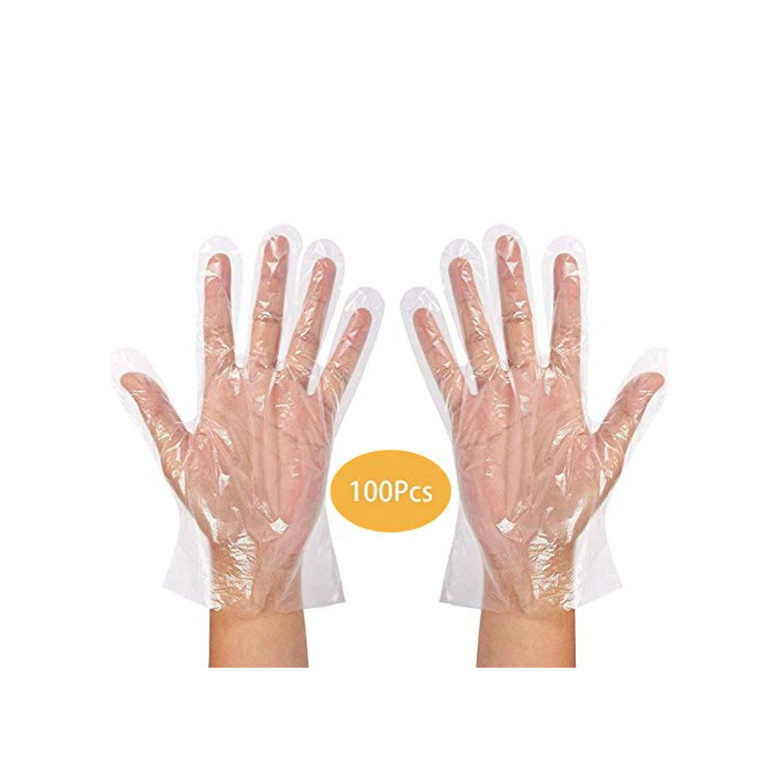 Producto Guantes Desechables de plástico Transparente, protección contra Virus,Guantes para cocinar en Barbacoa,