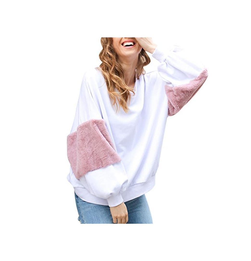 Moda Sudaderas Mujer Sudadera Estampadas Camisetas Manga Larga Sudaderas Oversize sin Capucha Deportivas