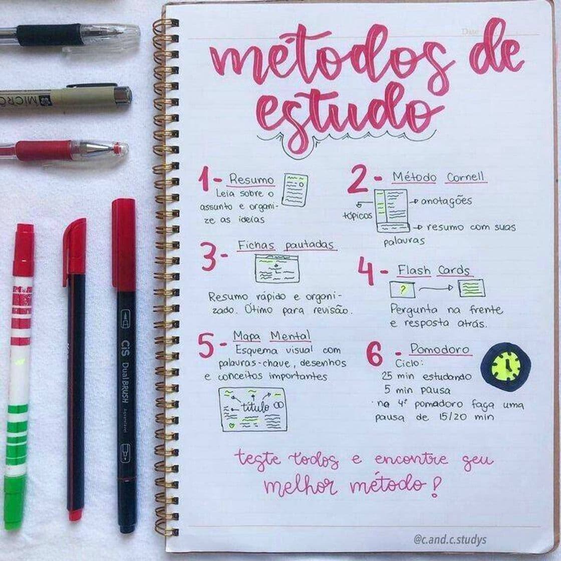 Moda Métodos de estudos