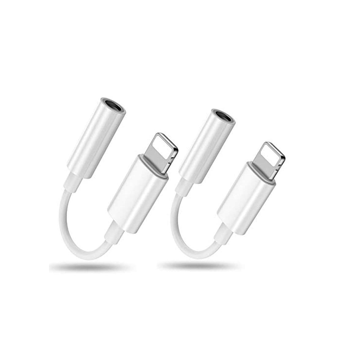 Product Tioofor [2 Pack] para iPhone Adaptador de Auriculares a dongles Adaptador de