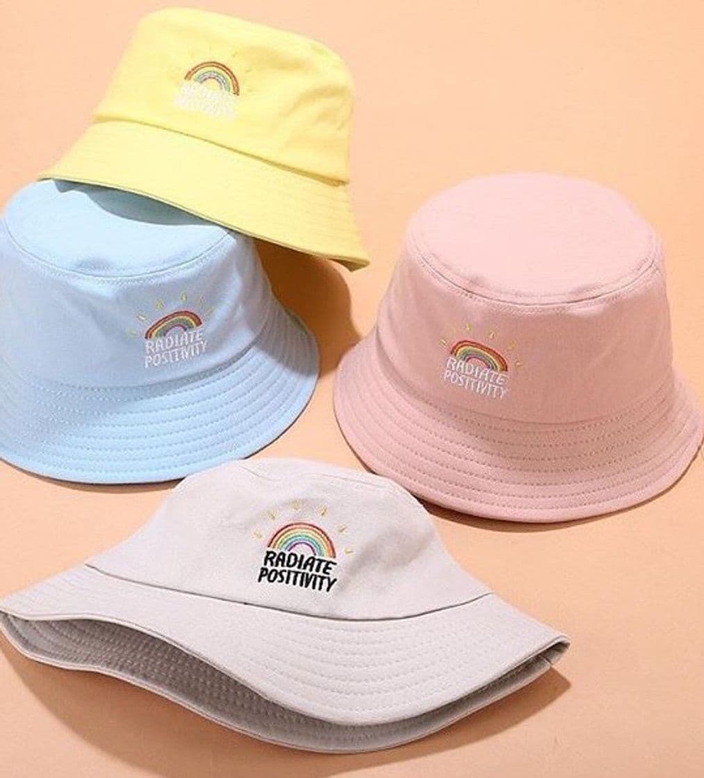 Moda Bucket Arcos-íris🌈 