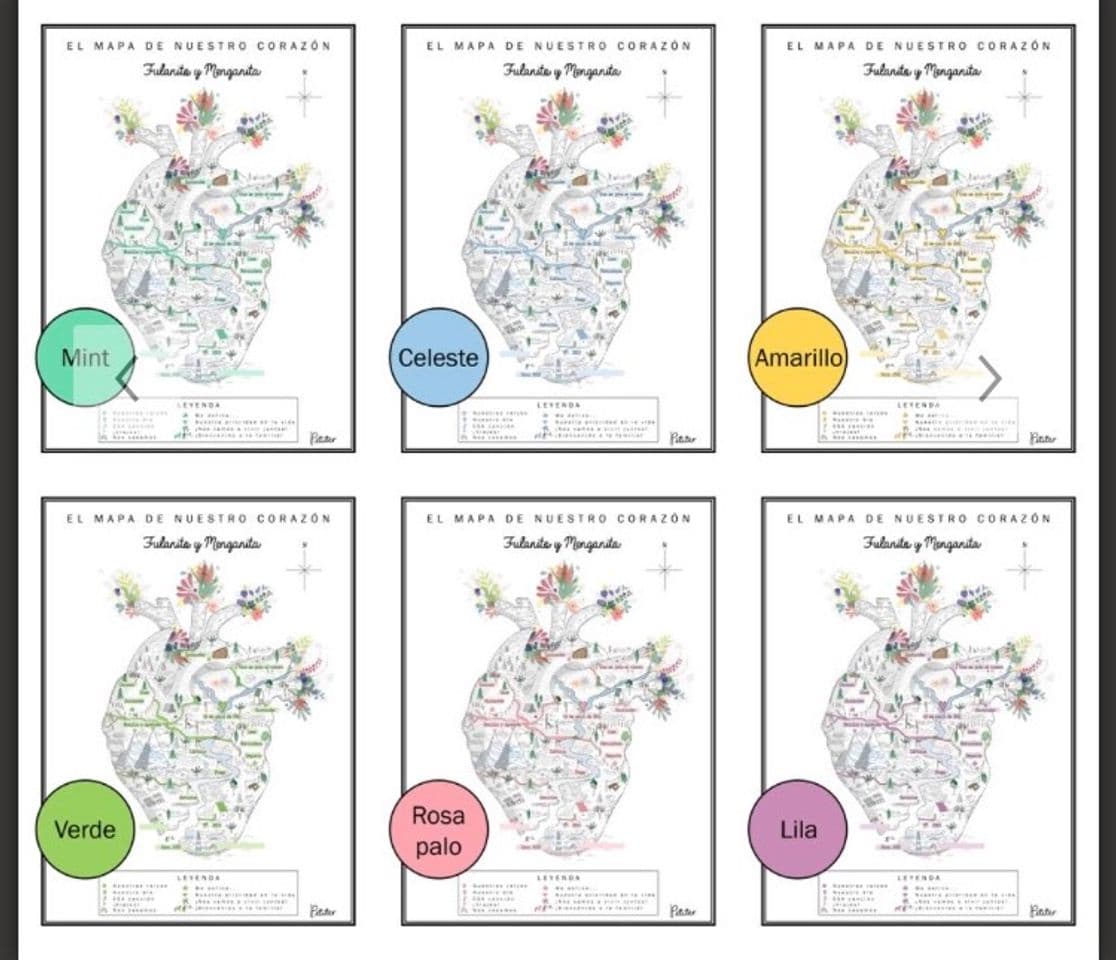 Moda petiter — El mapa de nuestro corazón