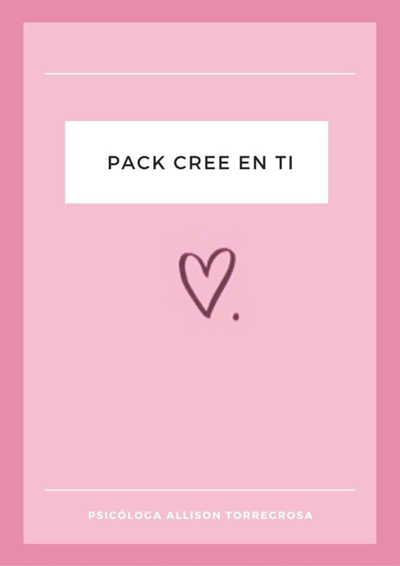 Moda PACK CREE EN TI – Psicóloga Allison