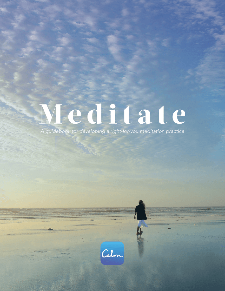 App Learn Meditation - Calm down body and mind