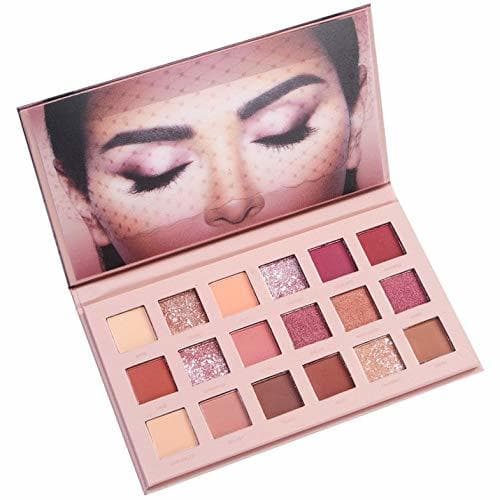 Belleza ouying1418 18 Colors NUDE Eye Shadow Makeup Pearl Metallic Eyeshadow Palette Makeup