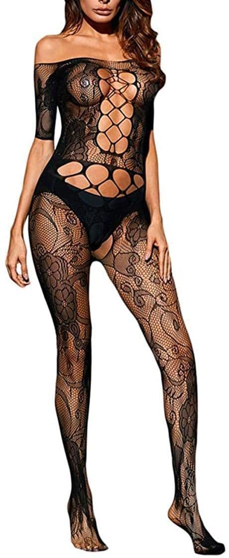 Producto VicSec Liguero Bodies Autoadhesivas Ultra Fina Encaje Calcetines Fishnet Mallas Liga Suspender