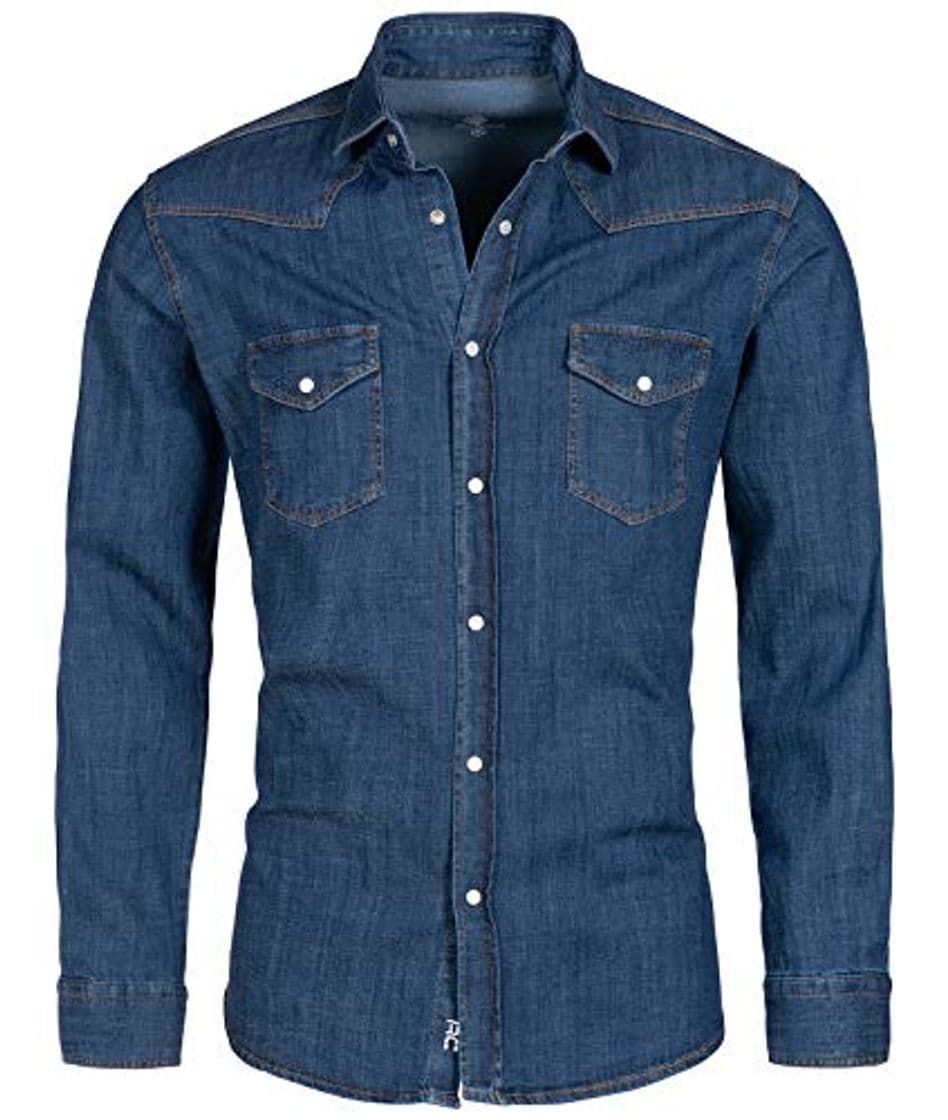 Product Rock Creek - Camisa Vaquera para Hombre