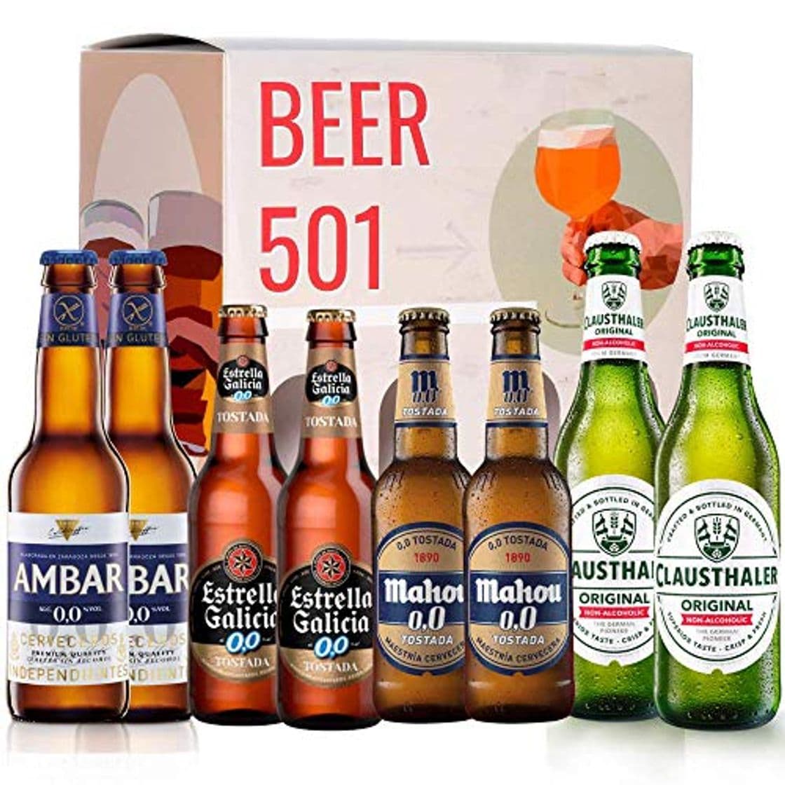 Product Pack de cerveza degustación BEER 501 - Caja Sin Alcohol