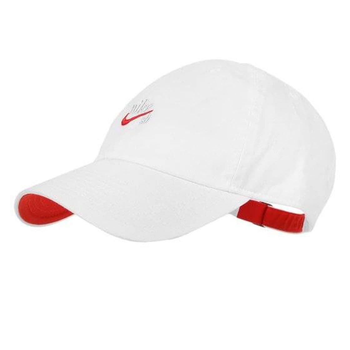 Moda Boné NIKE branco e vermelho