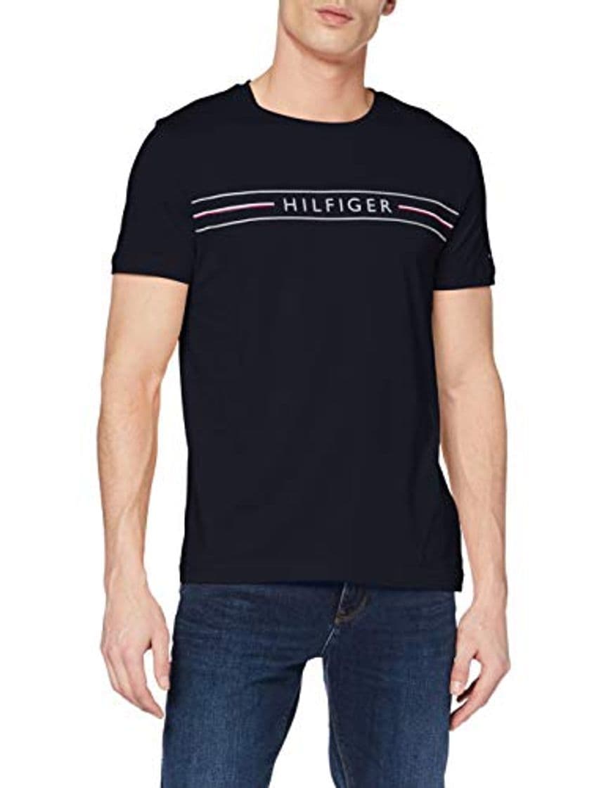 Moda Tommy Hilfiger Corp Hilfiger tee Camiseta Deporte, Azul