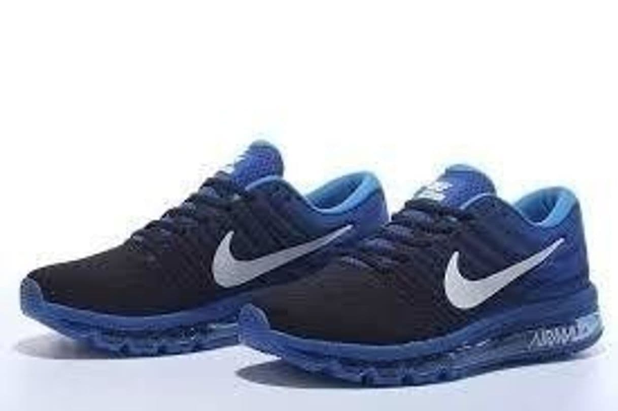 Fashion Nike air max 2017 preto e azul