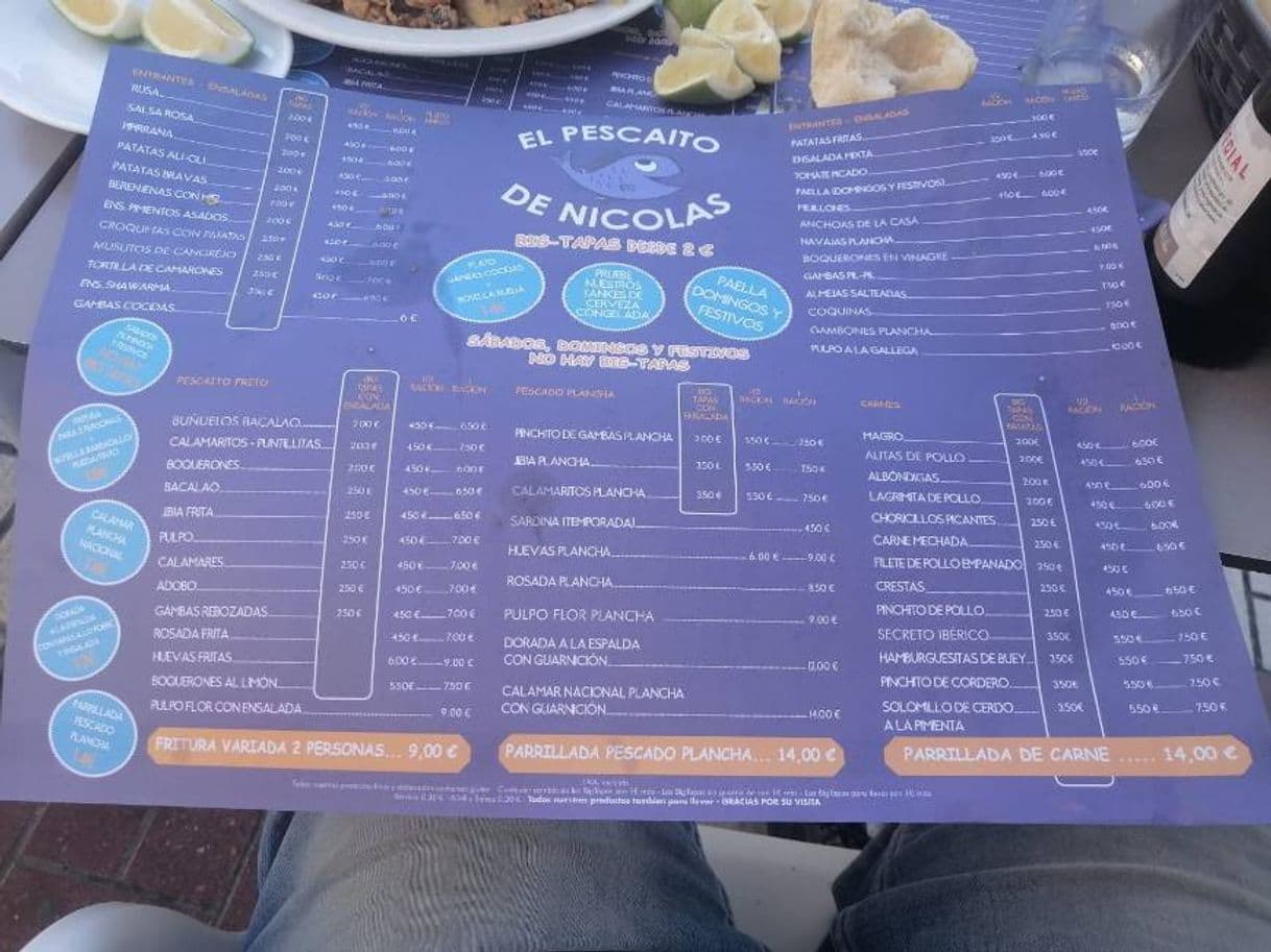 Restaurants El Pescaito de Nicolás