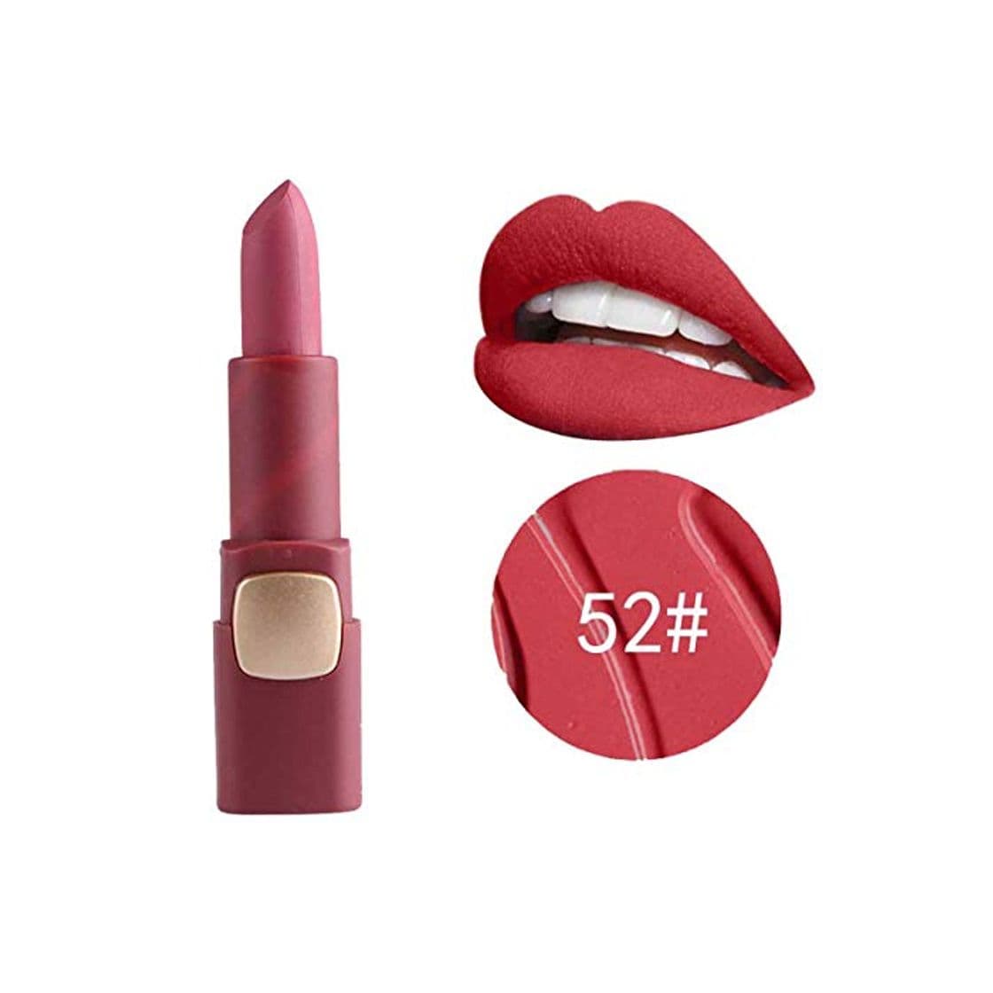 Fashion HaiQianXin Mate Lápices Labiales Maquillaje Pigmentos Cosméticos de Color Desnudo Hidratante Sexy