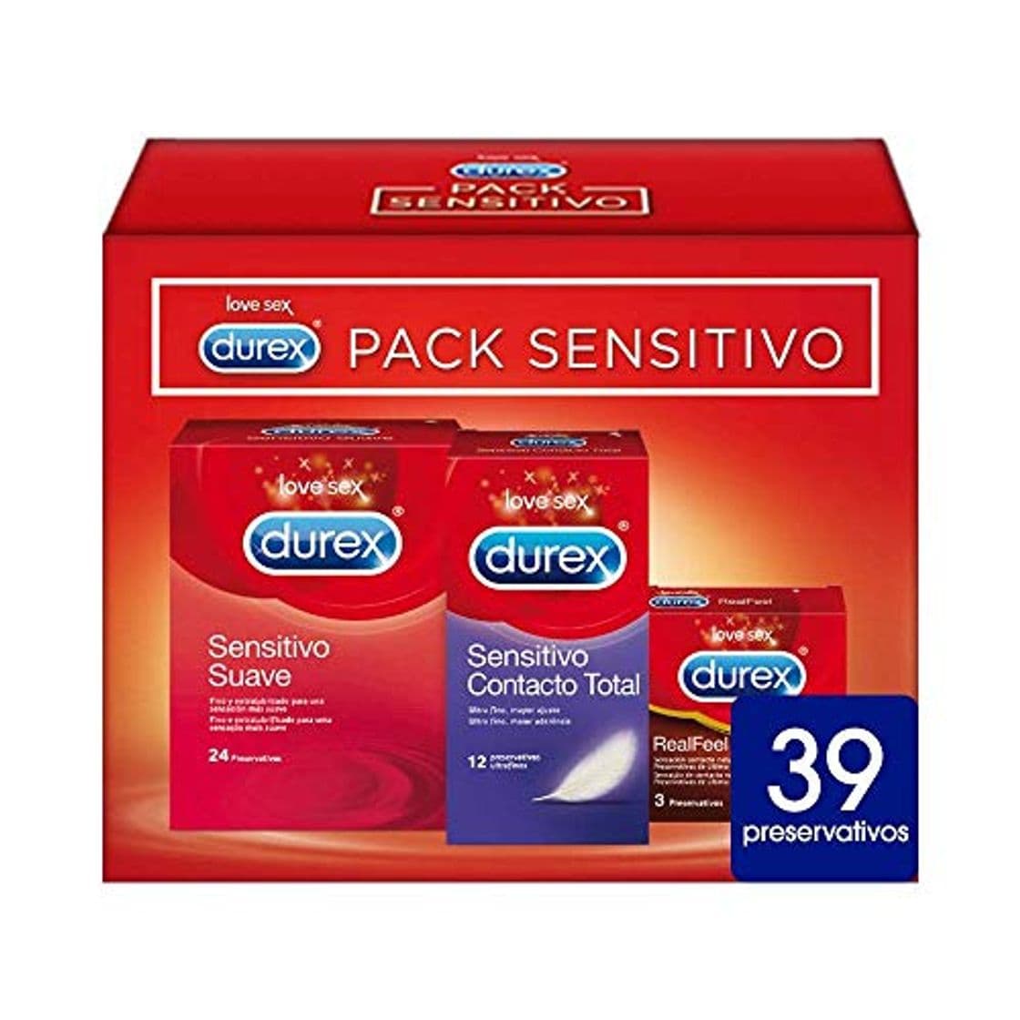 Belleza Durex Pack Preservativos Sensitivo Suave