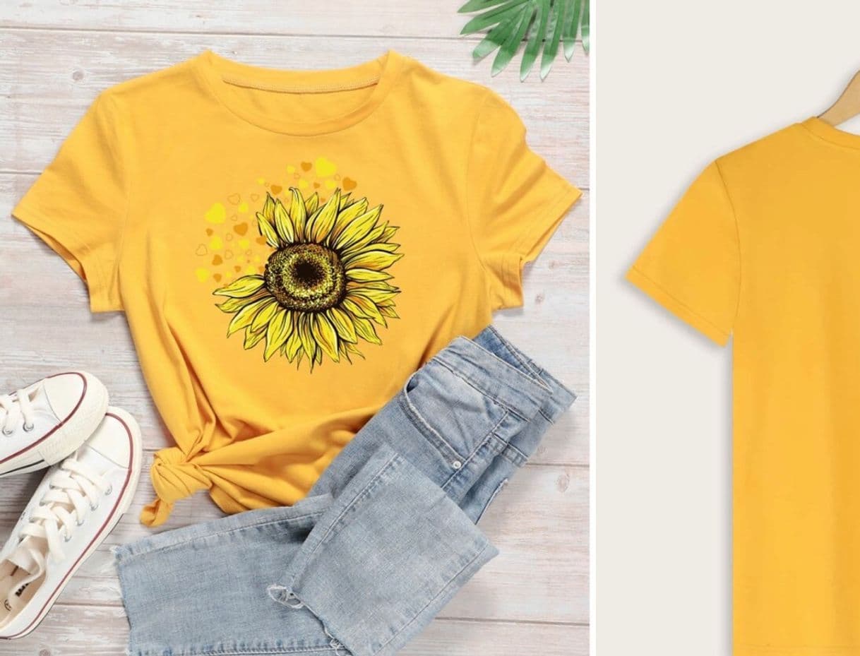 Moda Camiseta girasol 8€