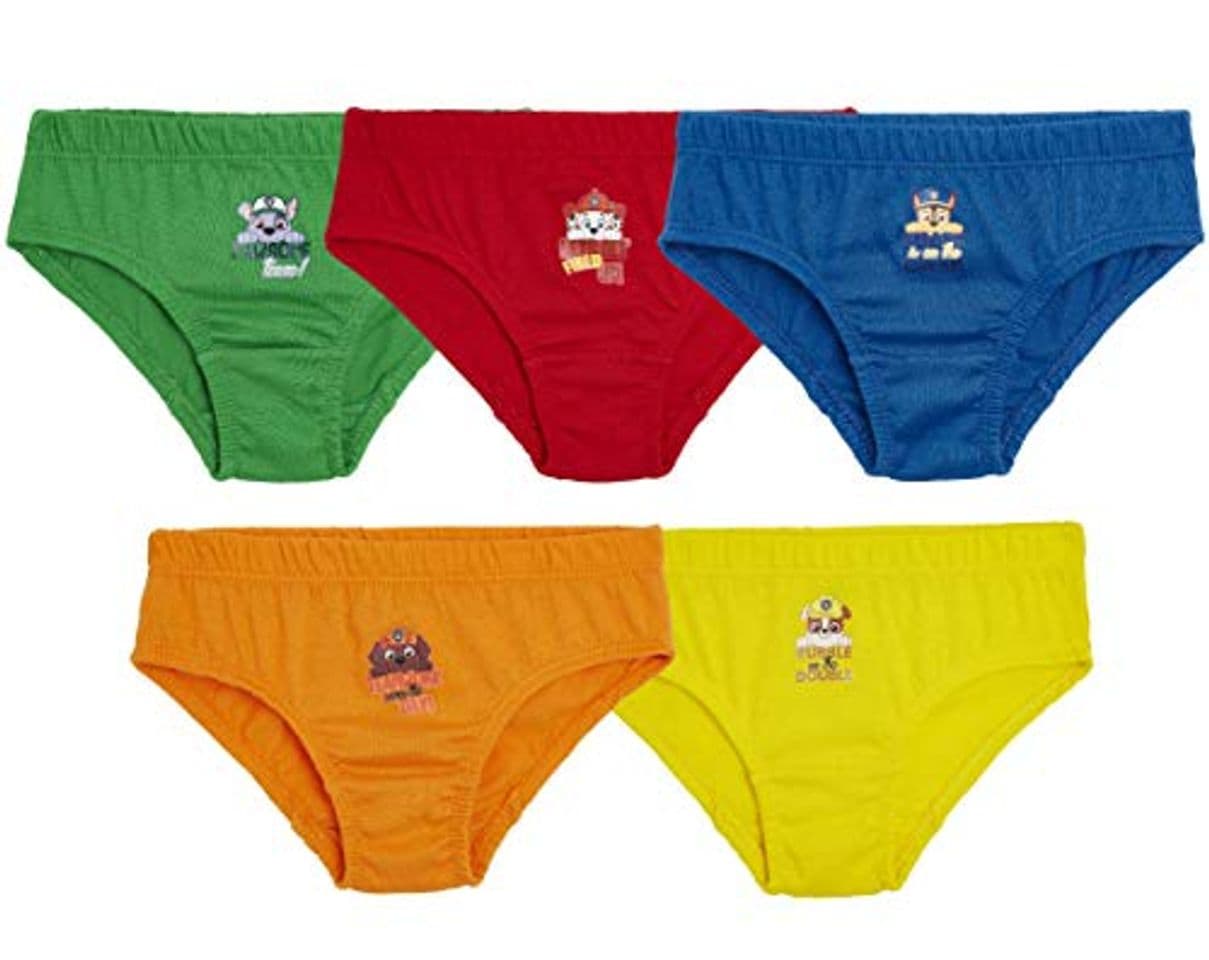 Product Paw Patrol Calzoncillos Niño, Pack de 5 Calzoncillos Patrulla Canina, Ropa Interior