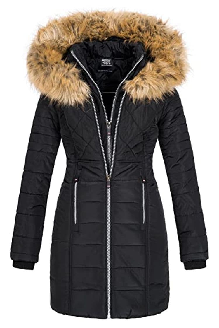 Product Geographical Norway Mujer Chaqueta de Invierno Parka Belissima Pelaje de XL Capucha