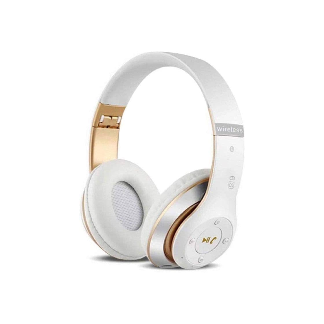 Producto Auriculares Cerrados Inalámbricos 6S, Alta fidelidad Estéreo Auriculares Estéreo Inalámbricos Plegables, Micrófono