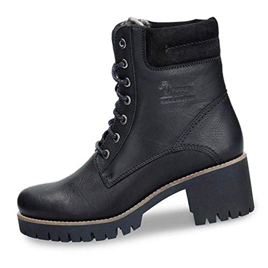 Fashion Panama Jack Phoebe, Botas Militar para Mujer, Negro