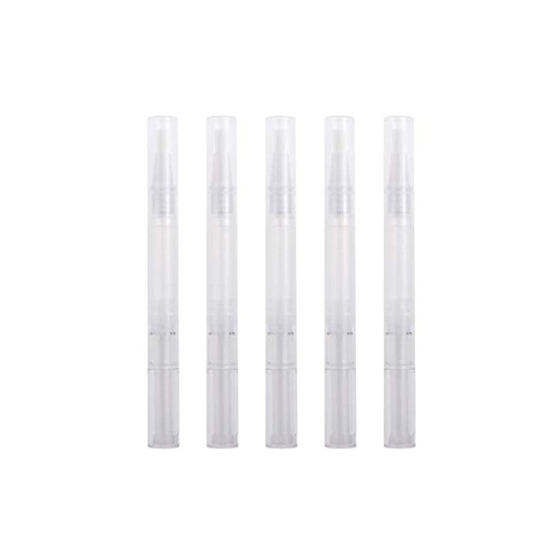 Moda Lurrose 10 unids 3 ml Transparentes Twist Plumas Pluma de Aceite de Uñas Multifunción Recargable Envase Cosmético