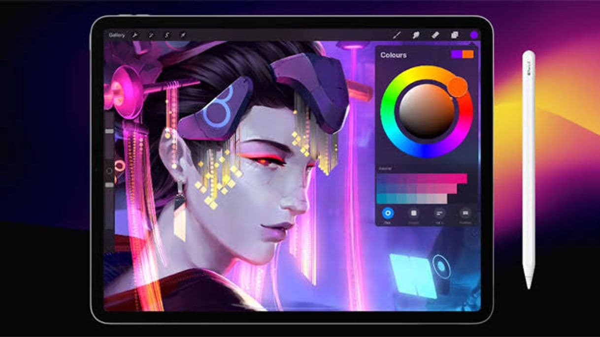 App Procreate - App for digital drawing, painting and animating 