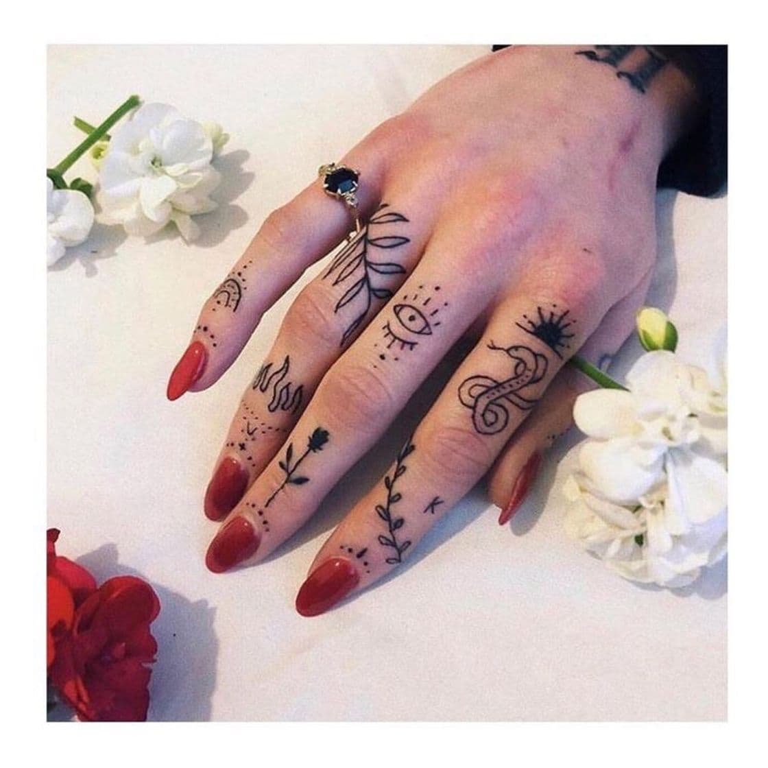 Fashion Stuff I Vibe on Instagram: “ #handtattoo #fingertattoo”