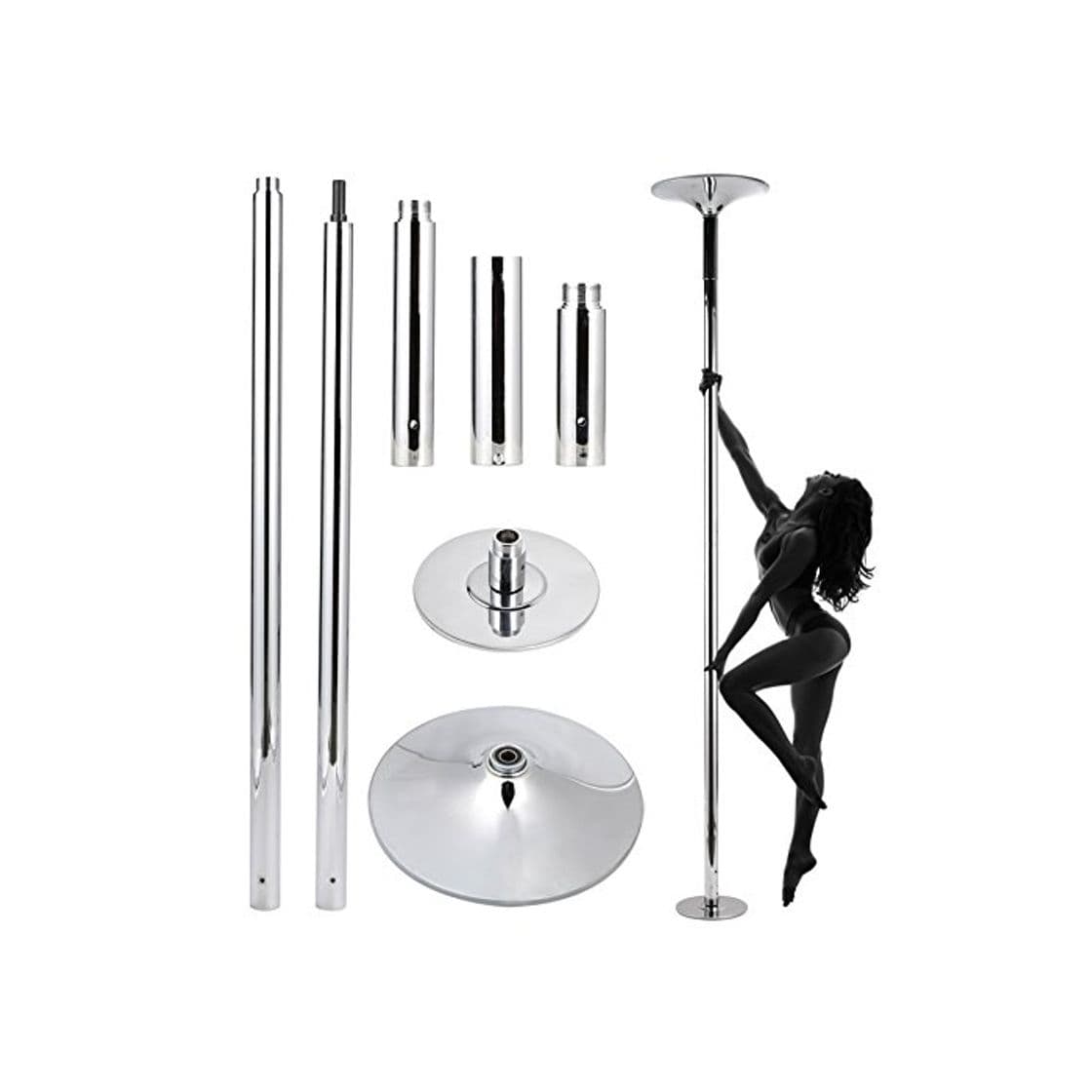 Product Z ZELUS Barra de Baile 45 mm Pole Dance Ajustable 2