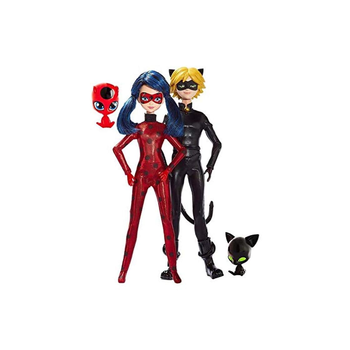 Product Prodigiosa: Las aventuras de Ladybug - Pack 2 muñecas Ladybug y Cat