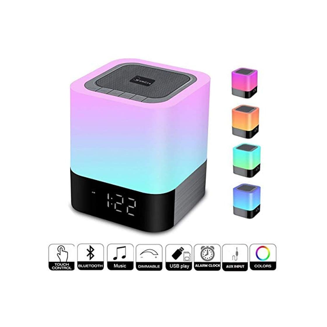 Producto Altavoz Bluetooth Luz Nocturna