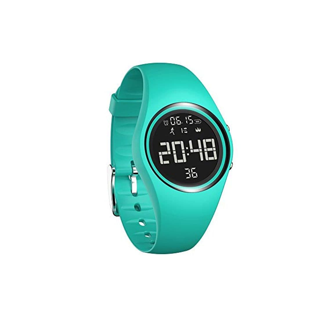 Moda AIOEJP Hombres Mujeres Tendencia simple Casual Reloj electrónico resistente al agua Multicolor Reloj deportivo opcional Contador de pasos Reloj de alarma de estudiante de secundaria Pulsera Reloj inte