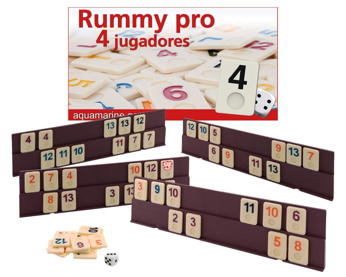 Producto Aquamarine Games - Rummy, 6 jugadores