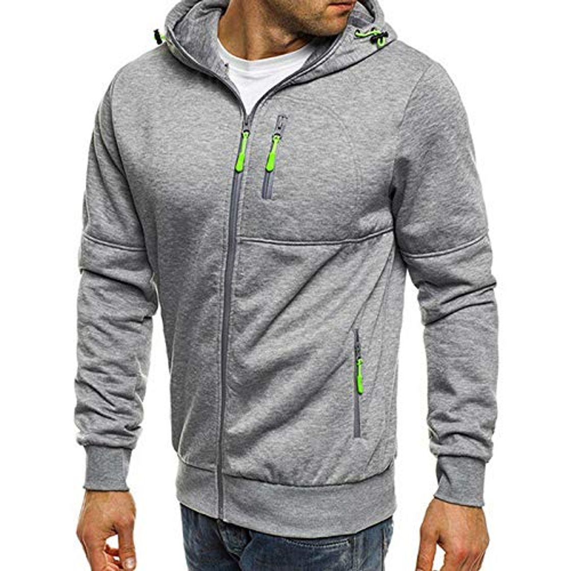 Fashion Frecoccialo Sudaderas con capucha para hombre Sudadera con capucha Slim Fit Outwear