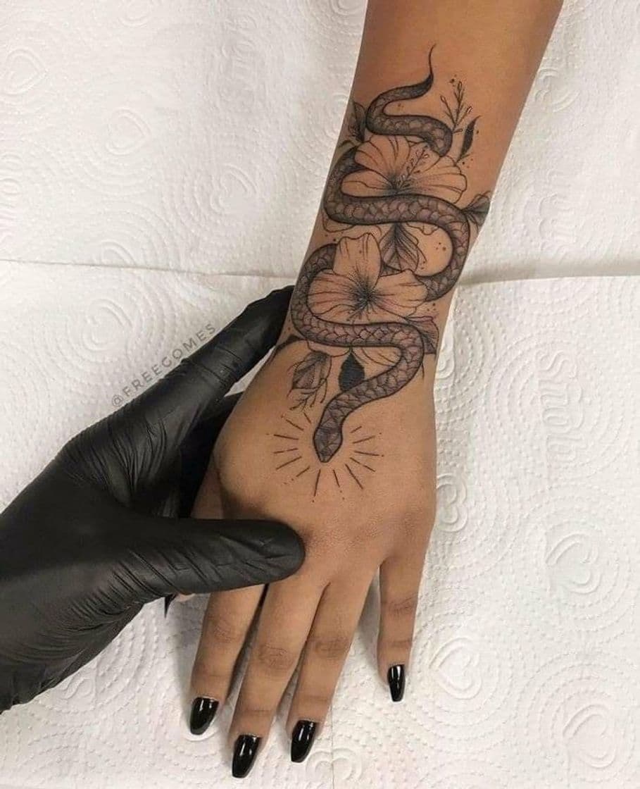 Moda Tatuaje de serpiente 🐍 